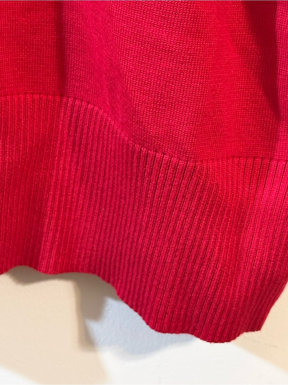 Cable & Gauge sweater women's 1X red long-sleeve black embellishments pullover - Picture 13 of 16